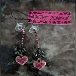 LOT OF 2 BETSEY JOHNSON EARINGS